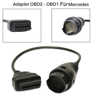 Adapter für Mercedes Benz MB 38Pin auf OBD2 16Pin
